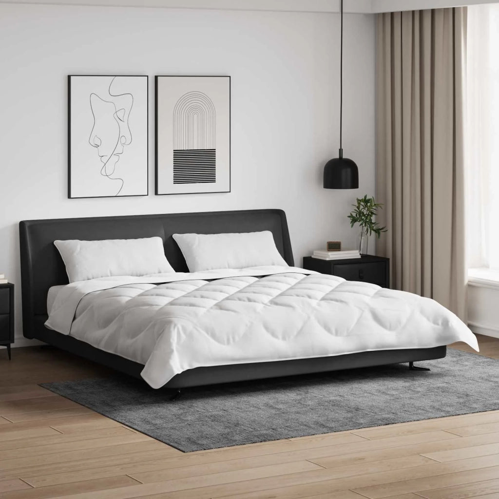 Set di Piumoni 3 pz | Duvet Bianco Microfibra e Piuma d'Oca