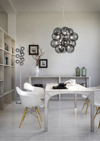 Piantana da Interno  G9 in Metallo Cromo