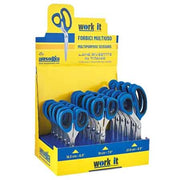 FORBICI 'WORK-IT' IN ESPOSITORE AUSONIA 18 pezzi - AUSONIA