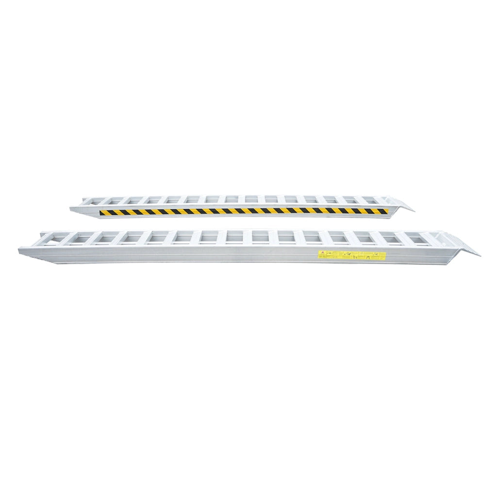 Set rampe di carico in alluminio - Portata 6T - Dimensioni 380 x 45 x 15 cm