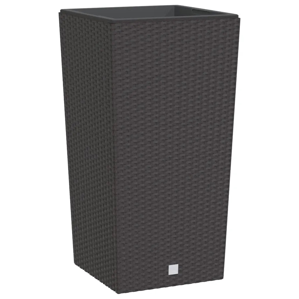 Fioriera con Interno Rimovibile Marrone 21 / 49 L PP Rattan 364676