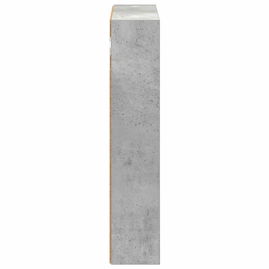Armadio da bagno a muro Grigio Cemento 40 x 10 x 50 cm