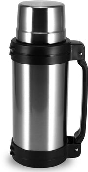 Fles Isolante 2 litri - Impermeabile - Inox - Chiusura Ermetica - Isolato a Vuoto - Maniglia Telescopica - Fles Termico