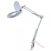 Lente d'ingrandimento con lampada e morsetto