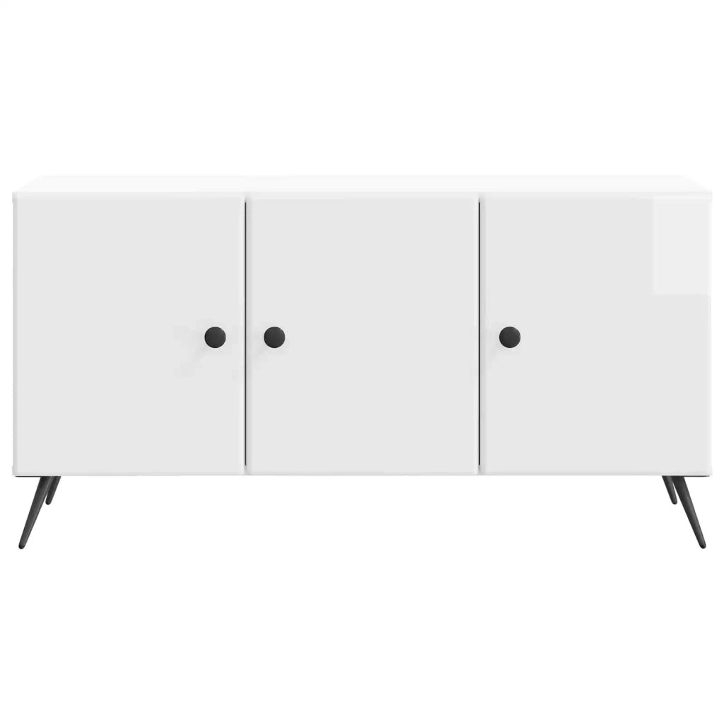 Mobile TV Bianco Lucido 99 x 34,5 x 50 cm Legno ingegnerizzato 895639