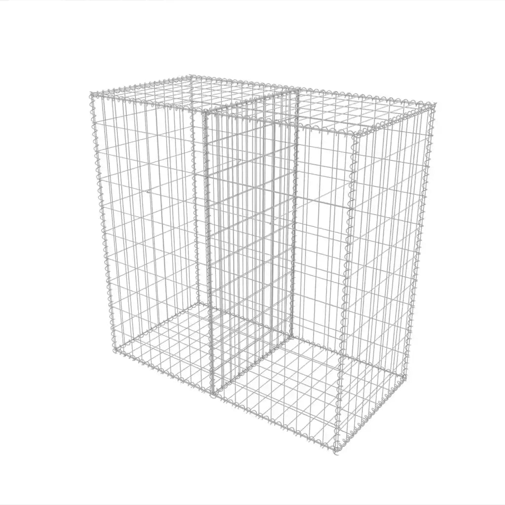 Gabbione in Rete in Acciaio Zincato 100x50x100 cm 142550