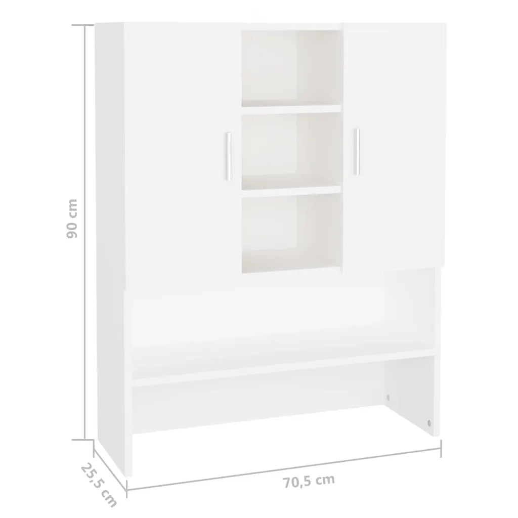 Mobile per Lavatrice Bianco 70,5x25,5x90 cm CFW3910328