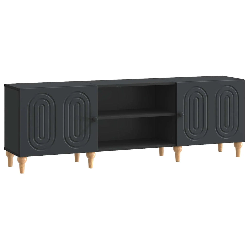 Mobile TV Nero 150 x 31 x 50 cm Legno ingegnerizzato 894226