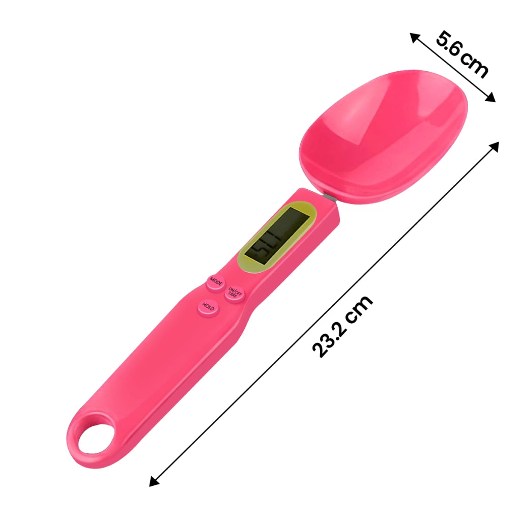 Cucchiaio dosatore elettronico con display LCD e tara integrata Rosa Avizar