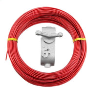 Cavo di sicurezza 2 mm - Per ombrelloni da bagno - 21 metri - Rivestito in materiale plastico