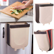 Trade Shop - Pattumiera Da Cucina Cestino Spazzatura Sospeso Pieghevole In Plastica Da Anta -