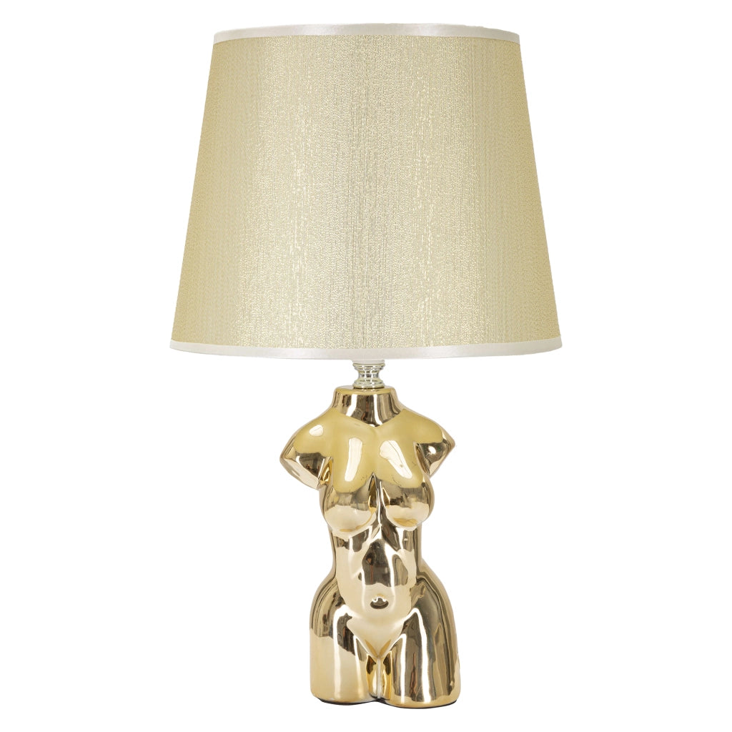 Bafapa, Lampada da Tavolo Necessaria 1 Lampadina, Beige