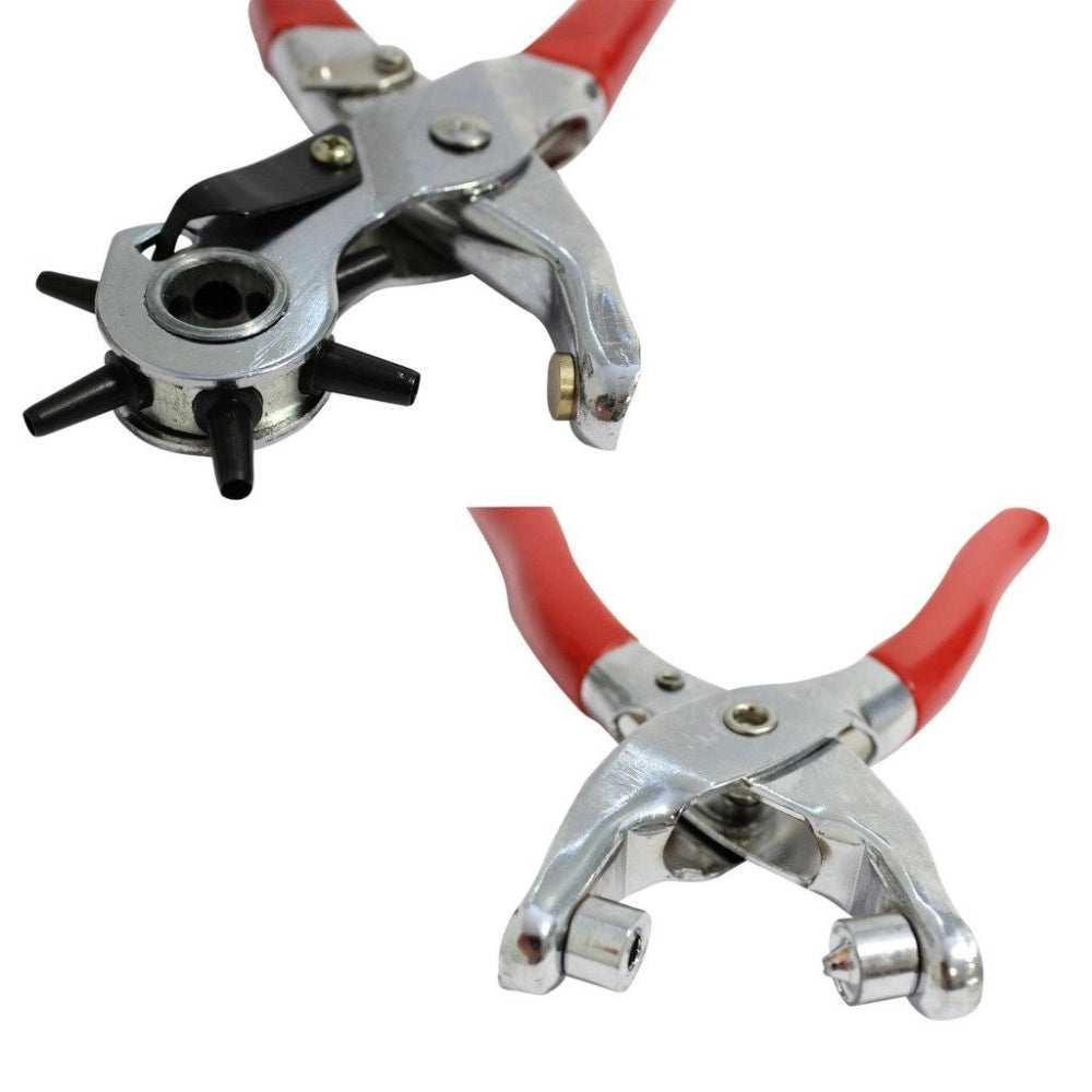 Trade Shop - Kit Pinza Fustellatrice + Pinza Borchie Buchi Cinture Pelle Scarpe Borchie -
