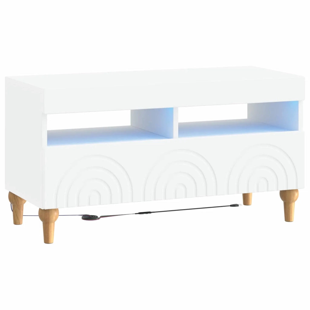 Mobile TV LED Bianco Legno ingegnerizzato 896335