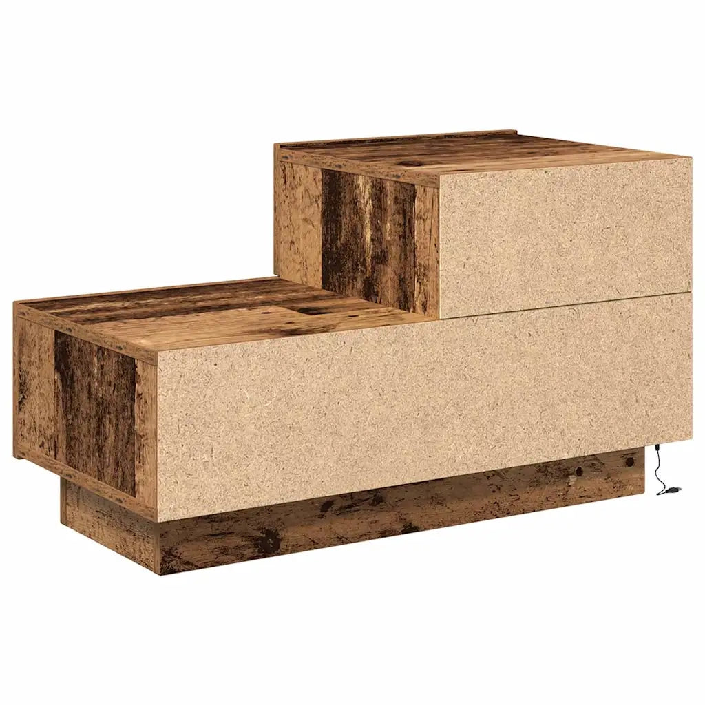 Comodino | Armadio da Notte | Mobiletto da notte con cassetto Legno vecchio 70 x 36 x 40,5 cm