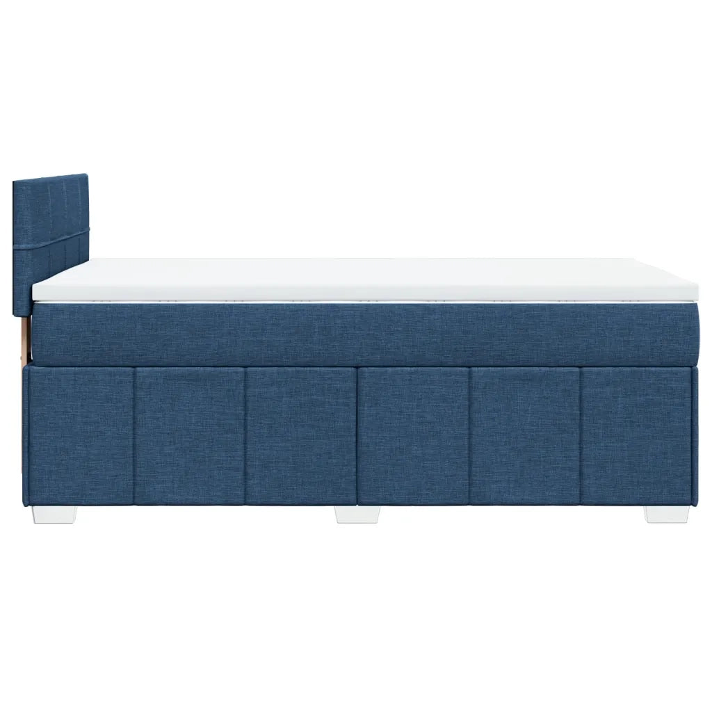 Giroletto a Molle con Materasso Blu 100x200 cm in Tessuto 3289285