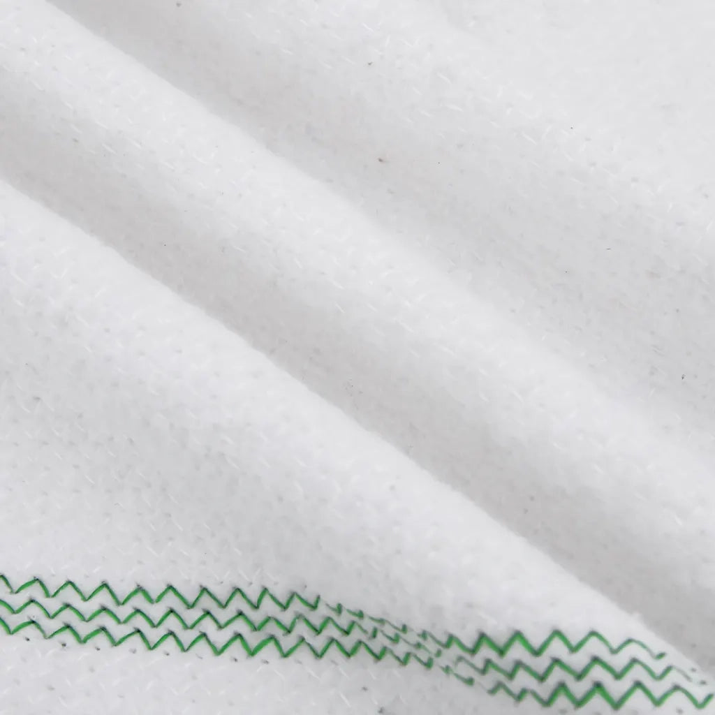 Panni per la Pulizia 10pz Righe Bianche e Verdi 50x60 cm 4014091