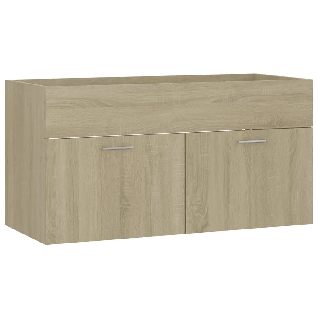 Mobile Bagno con Lavabo Integrato Rovere Sonoma in Truciolato 3070841