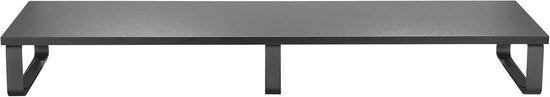 Supporto per due monitor per laptop con regolazione di altezza - 100 x 26 x 12 cm - FS0112 - Tavolo da lavoro per monitor e laptop