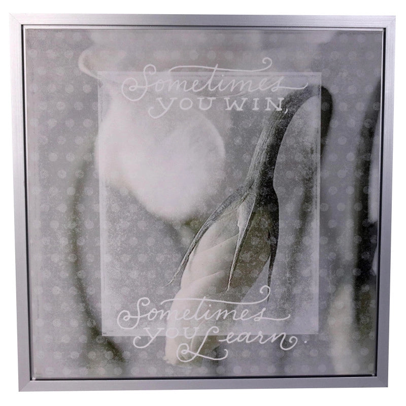 Set di 4 Stampe Su Tela Assortiti 60x60 Grigia