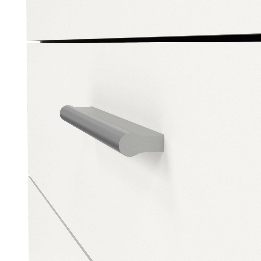 Cassettiera Arwen, Settimino multiuso, Comò camera da letto, Mobile con cassetti, 80x40 h68 cm, Bianco