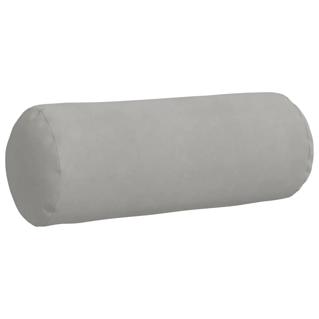 Cuscini a rullo 2 pz | Cuscini per sedie Grigio chiaro ? 25 x 70 cm