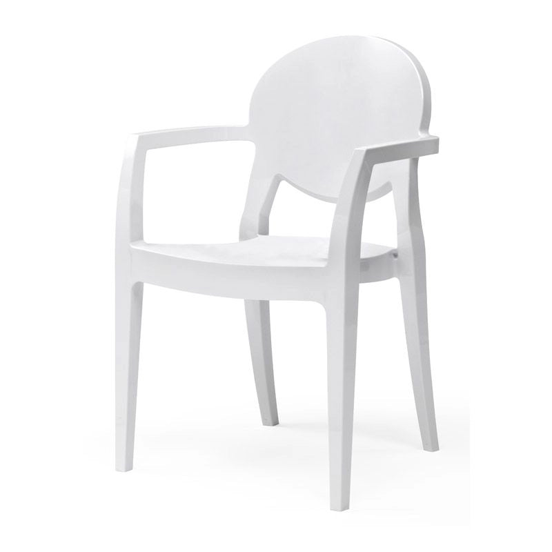 Poltrona in policarbonato IGLOO by Scab  - Poltrona In Policarbonato Igloo By Scab  Colore Bianco Pieno Colore: Bianco