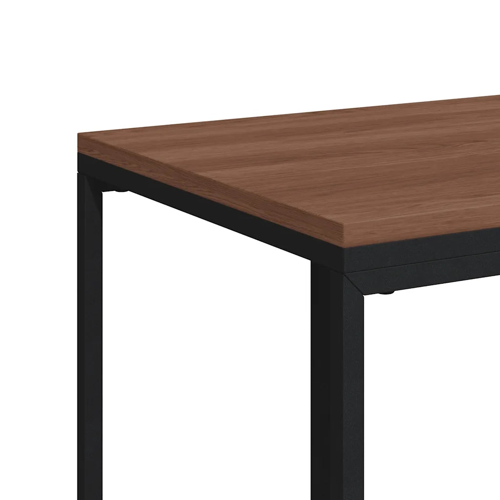 Tavolino da Salotto Nero 40x30x59 cm in Legno Multistrato 336129