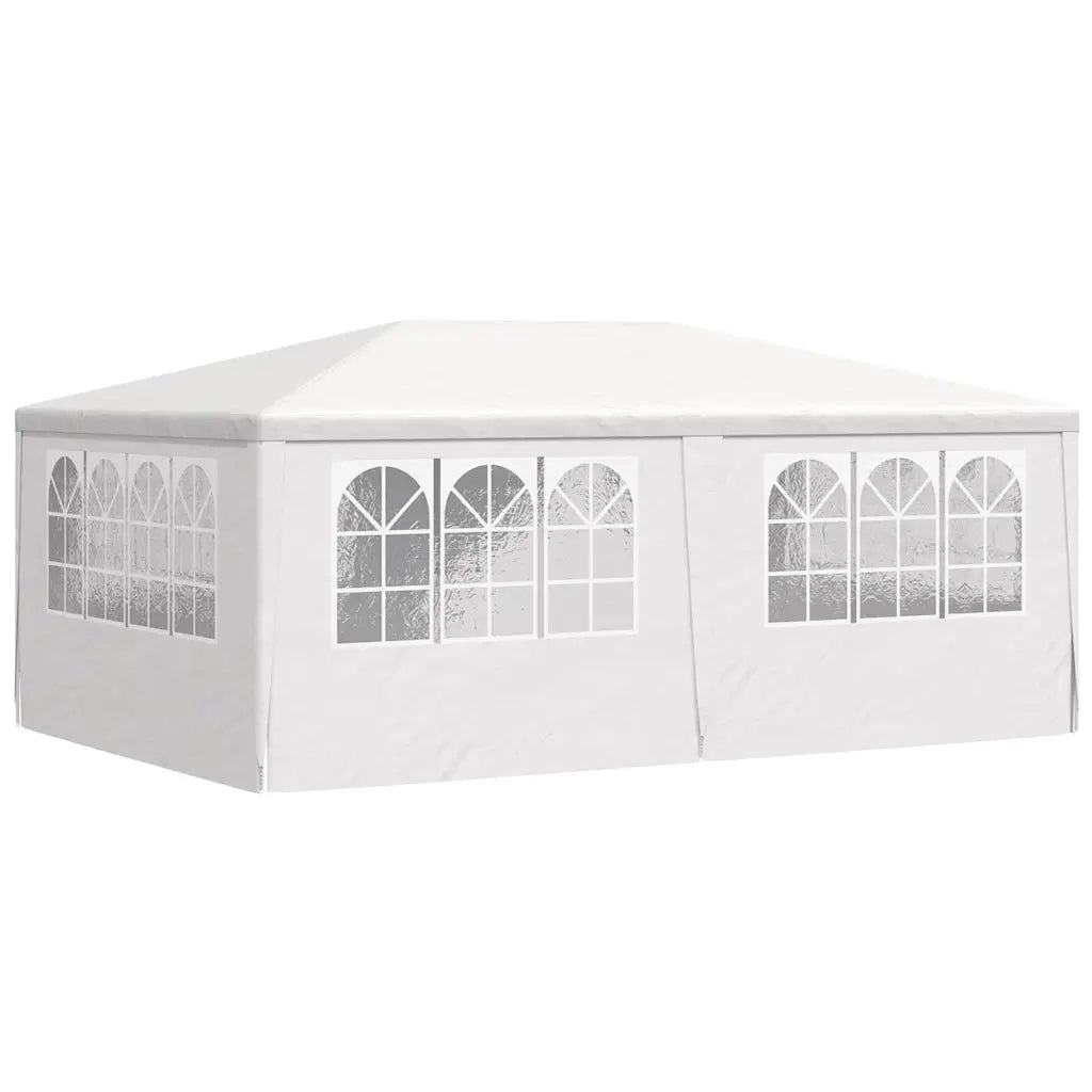 Gazebo Professionale con Pareti 4x6 m Bianco 90 g/m² 48527