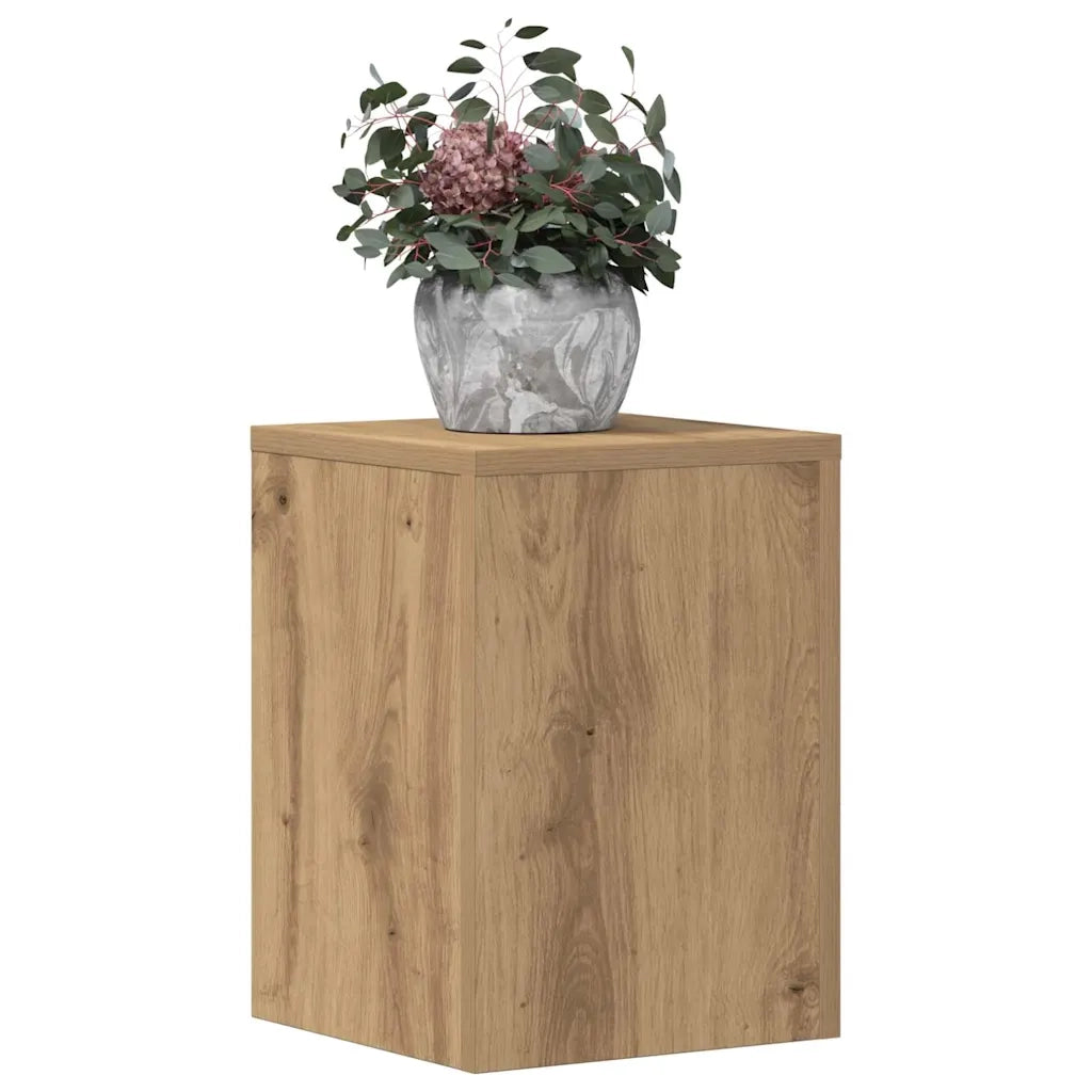 Supporti per Piante 2 pz Rovere 25x25x35 cm in Multistrato 852914