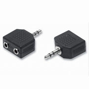 Trade Shop - Adattatore Connettore Cavo Jack 3.5 Audio Stereo Cuffie Ipod Mp3 Maxtech C-014 -