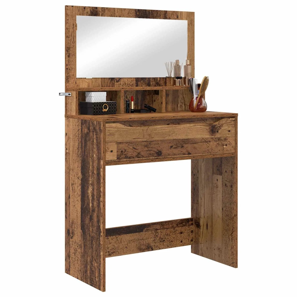 Tavoli da Trucco per Camera da Letto con cassetto Legno vecchio 888985