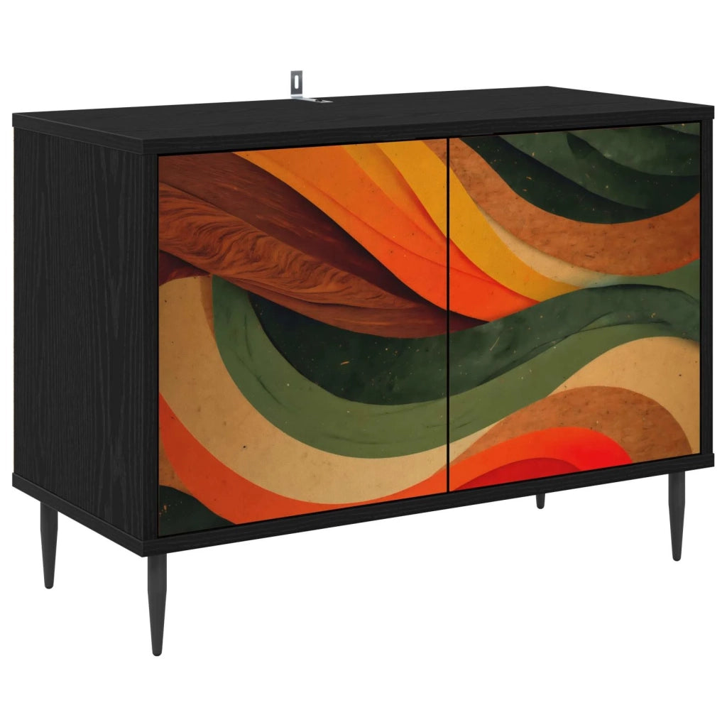 Mobile TV BONN 69 x 33 x 50,5 cm Rovere Nero 8007021