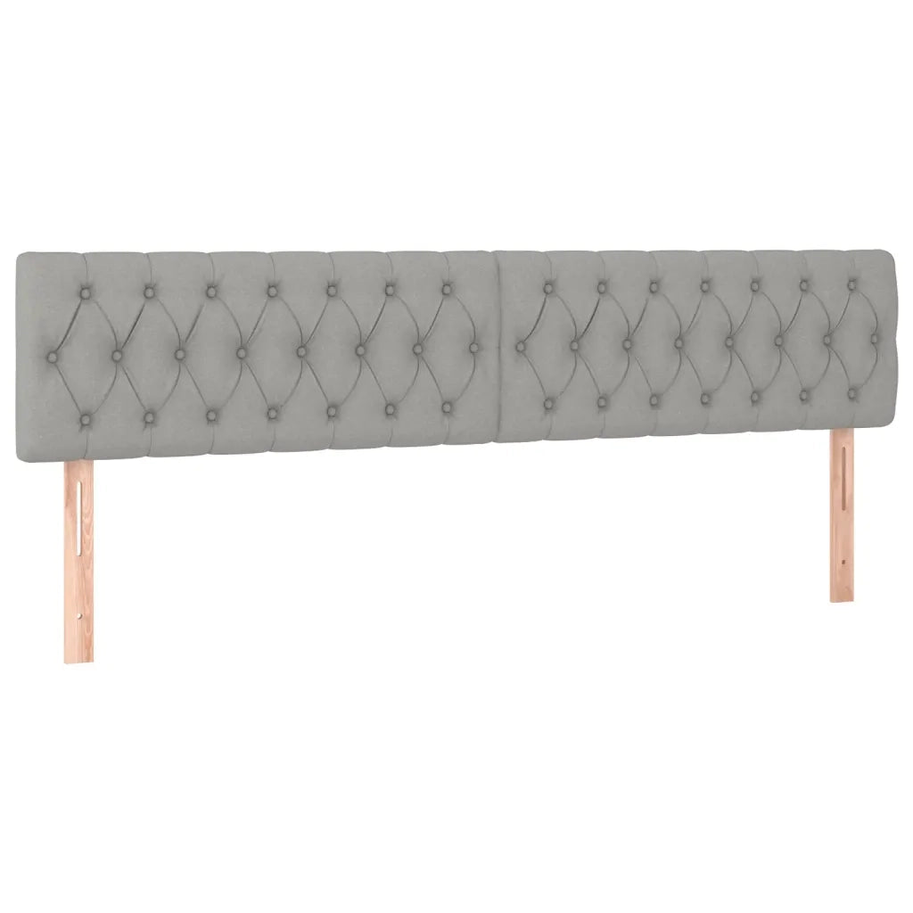Giroletto a Molle con Materasso Grigio Chiaro180x200 cm Tessuto cod mxl 45462