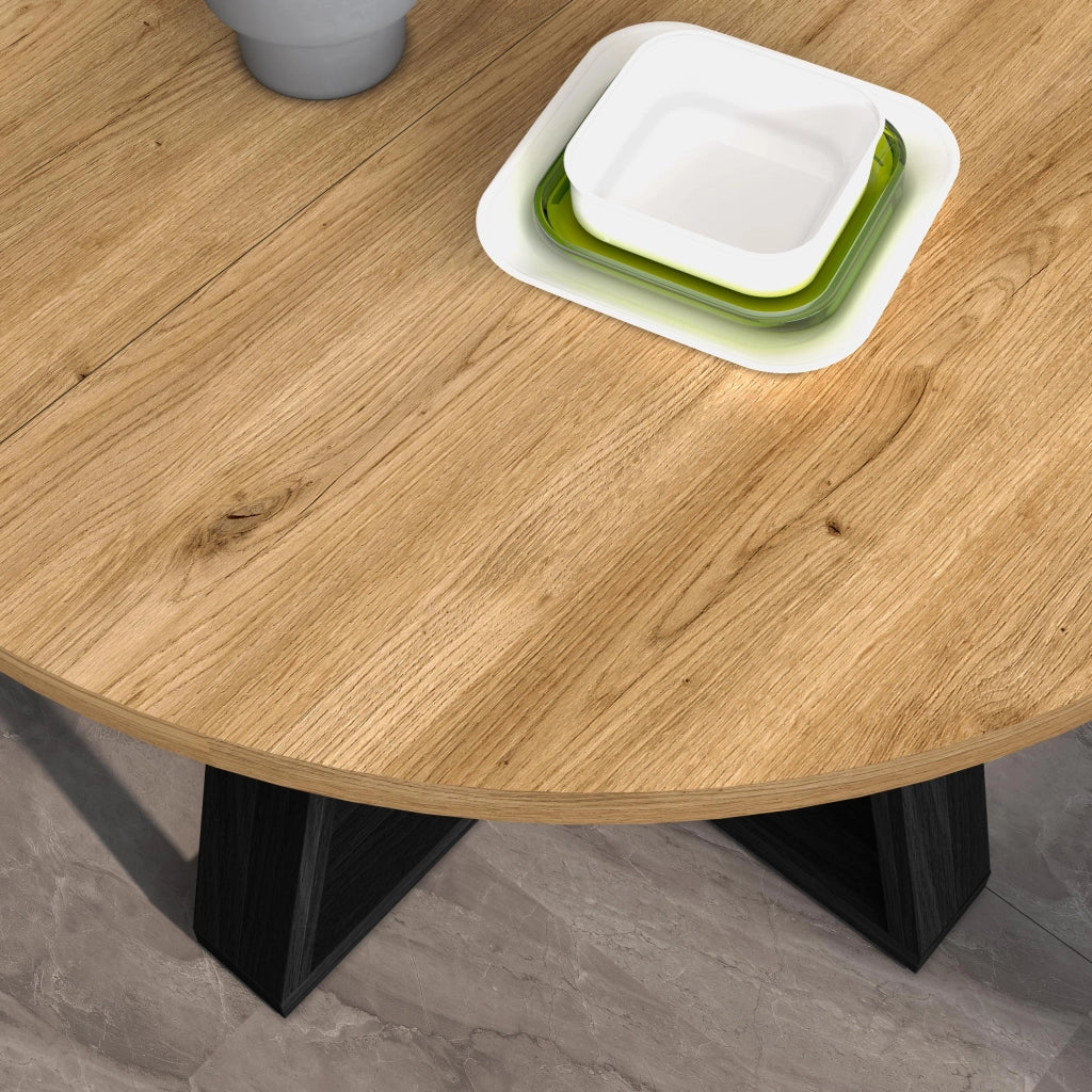 Tavolo da Pranzo, 103x103x73, Per 6 persone, Sala da Pranzo, Rovere