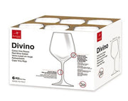 BORMIOLI 6 CALICI DIVINO IN VETRO PER VINO ROSSO 53  CL