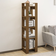 Libreria/Divisorio Ambrato 41x35x160 cm in Massello di Pino 813872