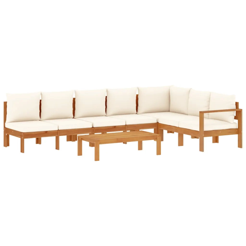 Set Divano da Giardino 5 pz con Cuscini Legno Massello Acacia 3214859