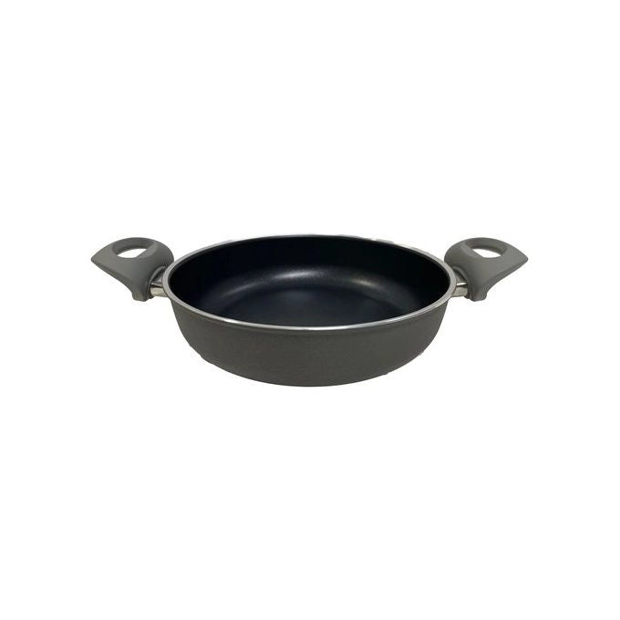 Ballarini 1009890 Lazise Tegame in Alluminio con Rivestimento Antiaderente Adatto per Tutti i Piani Cottura Inclusa Induzione e Forno colore Nero