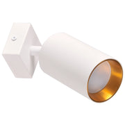 Lampada parete/soffitto 1xGU10 bianca oro Maribel Polux