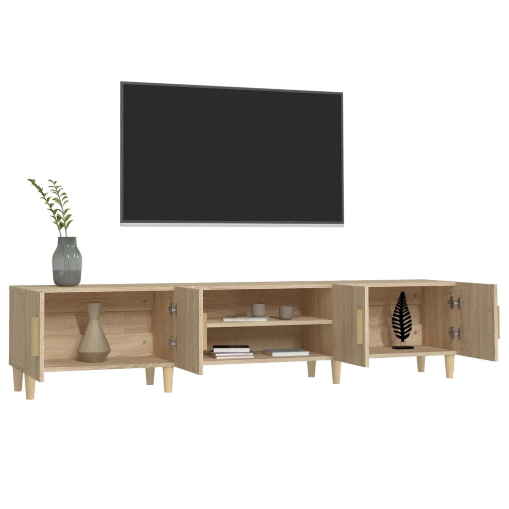 Mobile TV Rovere Sonoma 180x31,5x40 cm Legno ingegnerizzato 816259
