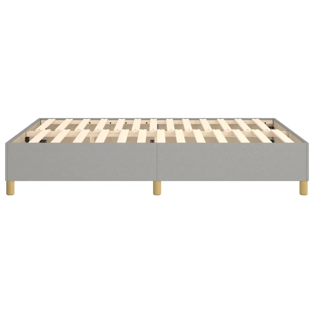 Struttura Letto a Rete a Molle Grigio Chiaro 140x200 cm Tessuto 3120961