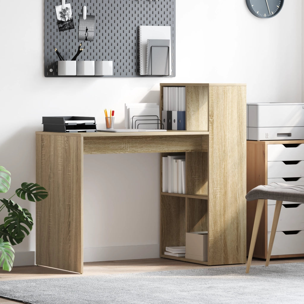 Scrivania per Computer Rovere Sonoma Legno ingegnerizzato Media