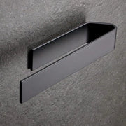 Houder di asciugamano autofixante - senza foratura - 22 cm - nero