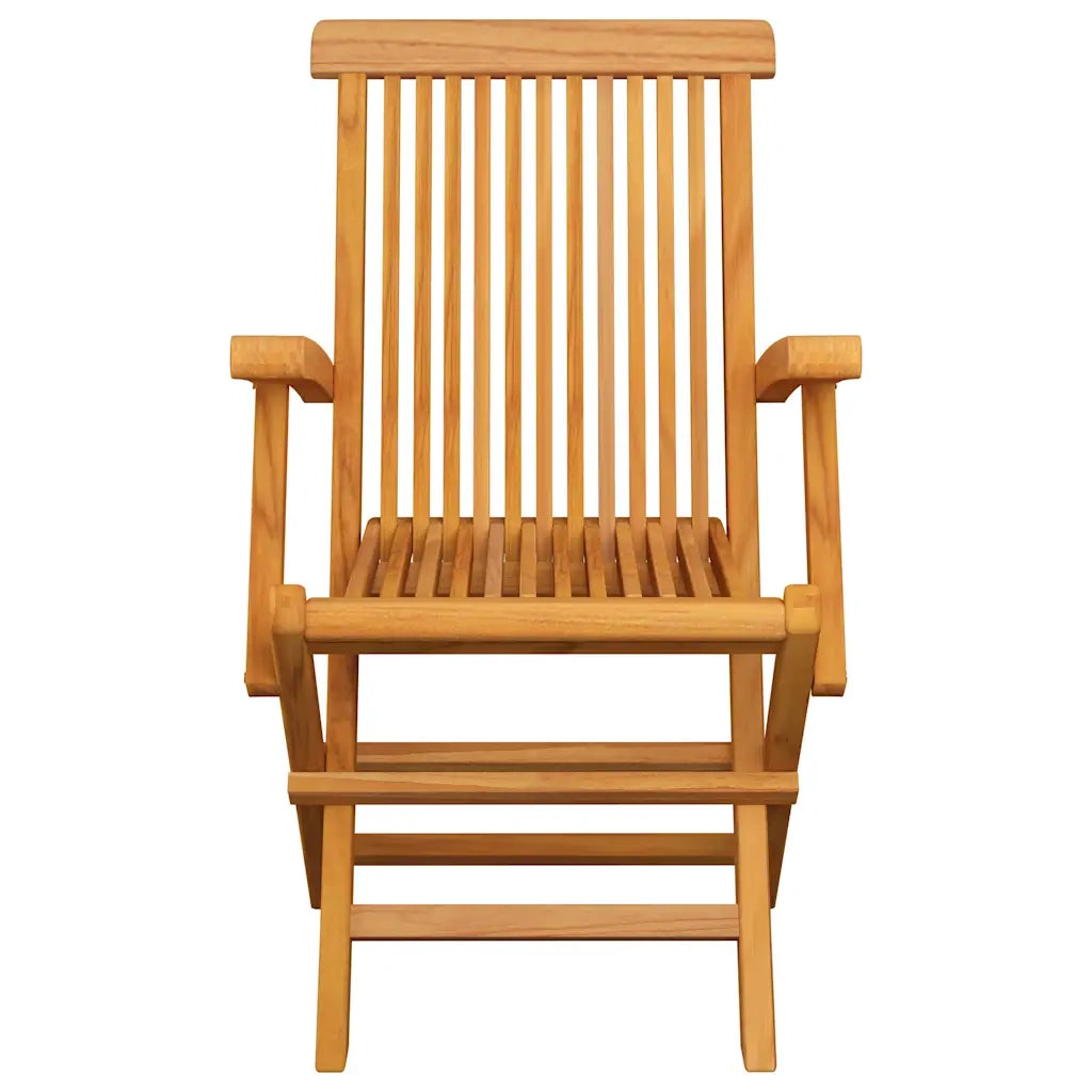 Sedie da Giardino con Cuscini Neri 3pz Legno Massello di Teak 3062521