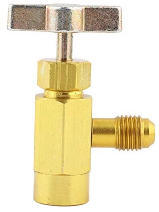 Apri Flessa con Alta Precisione - Lega di Alluminio - Cavo con Alta Precisione - 1/2ACME TT1214 - Adatto per Fluidi Refrigeranti - Valvola per
