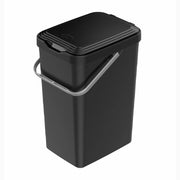 Pattumiera Sottolavello Differenziata per cassetto Cucina 14 Litri Nera 27x20x39H cm