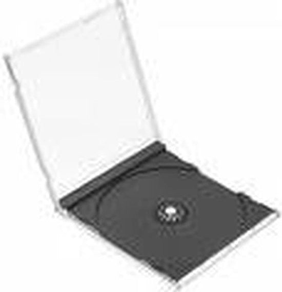 Cassetti per CD - 10 pezzi - Nero con Porta - Archiviazione CD - Sostenibile e Robusto - Adatto per l'organizzazione di musica - 10.4mm