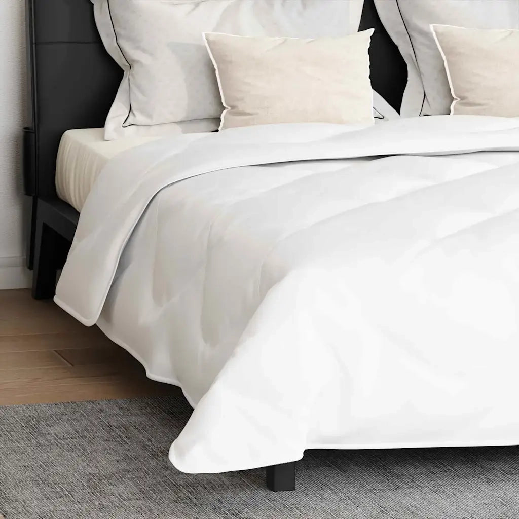 vidaXL Set di piumini con cuscino 3 pcs Bianco 260 x 220 cm Microfibra