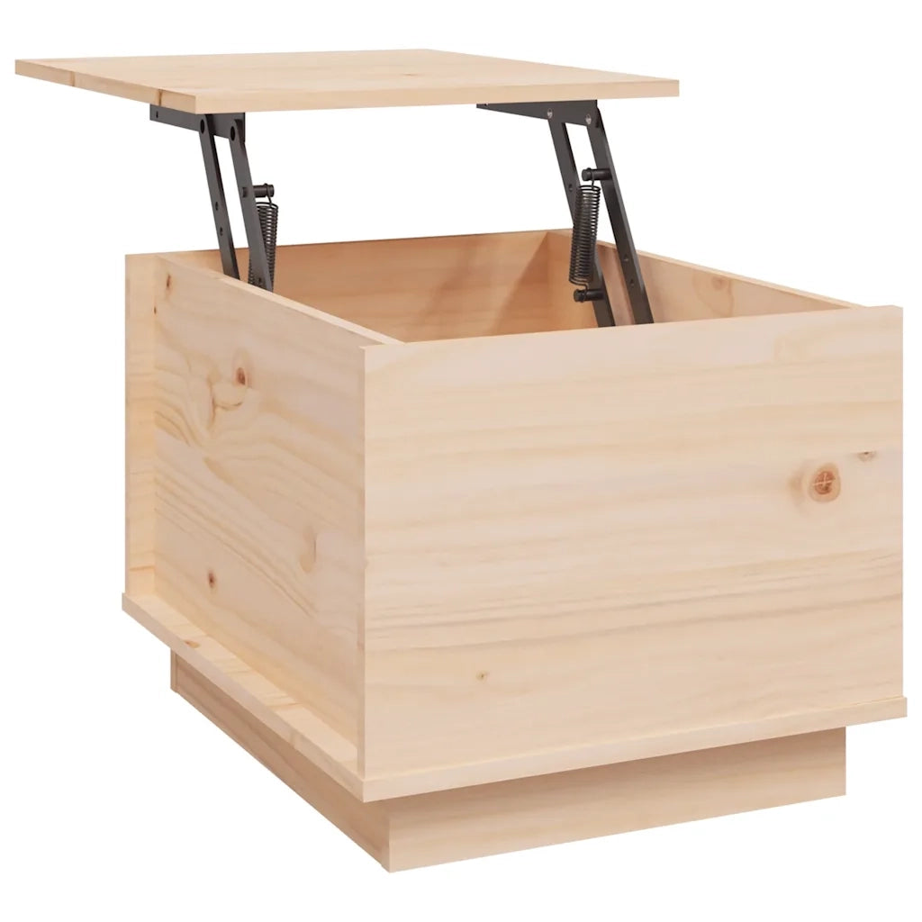 Tavolino da Salotto-Tavolino da soggiorno-Tavolo 40x50x35 cm in Legno Massello di Pino
